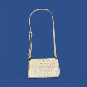 Nannette Lepore  Beige Patterned Crossbody Bag